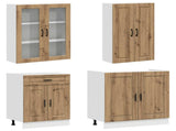 Kitchen Unit PORTO 4 pcs Artisan Oak Engineered Wood 3438354