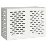 Air Conditioner Cover White 100 x 50 x 70 cm Steel 865898