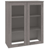 Top for Highboard HAMAR Light Grey 85x35x100cm Solid Wood Pine 340507