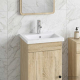 Bathroom Wash Basin Chrome 42 x 40 x 16.5 cm Metal 890228