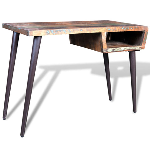 Reclaimed Wood Desk with Iron Legs 241138