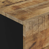 Bedside Cabinet 50x33x60 cm Solid Wood Mango&Engineered Wood 350656