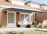 Awning Frame Anthracite 350 x 200 cm Polyester with PU coating 3329649