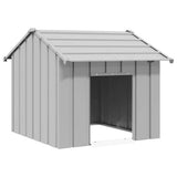 Dog House with Roof 85x107x81 cm Galvanised Steel 4100914