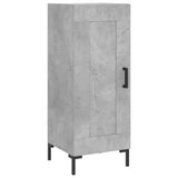 Highboard Concrete Grey 34,5x34x180 cm Engineered Wood 3200453