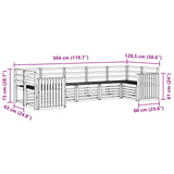 Sectional Sofa Set 7 pcs Natural 3375404