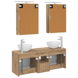 Bathroom Cabinet Set 5 pcs Artisan Oak 50 x 14.5 x 70 cm 3406366