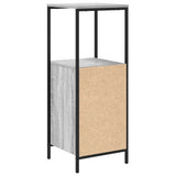 Bathroom Cabinet with Shelves Grey Sonoma 36x35x95 cm 861915