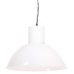 Hanging Lamp 25 W White Round 48 cm E27 320566