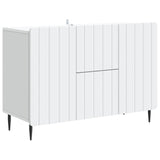 Sideboard with Drawer White 89 x 34.5 x 62 cm Engineered Wood 894425