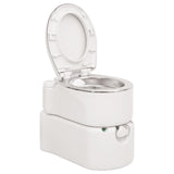 Integrated Camping Toilet White 2417 L HDPE&Steel 154409
