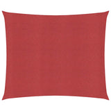 Sunshade Sail 160 g/m Red 6x6 m HDPE 311609