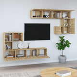 Wall-mounted TV Cabinet Sonoma Oak Engineered Wood 3114584