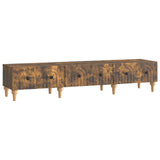 TV Cabinet Smoked Oak 147 x 34.5 x 30 cm Engineered Wood 894250