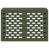 Air Conditioner Cover Olive green 90 x 40 x 60 cm Steel 865893