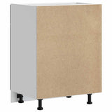 Kitchen Base Cabinet Kalmar Black Engineered Wood 853488