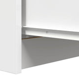 Sideboard with Drawers White 37.5x35x99 cm Engineered Wood 861760