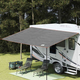 Water Resistant Tarp -Person 240 x 460 cm Grey and Orange 42001037