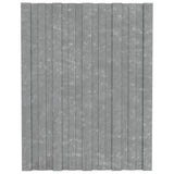 Roof Panels 36 pcs Galvanised Steel Silver 60x45 cm 317198