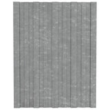 Roof Panels 36 pcs Galvanised Steel Silver 60x45 cm 317198
