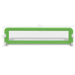 Toddler Safety Bed Rail 2 pcs Green 150x42 cm 276084