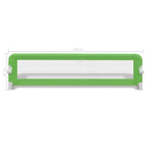 Toddler Safety Bed Rail 2 pcs Green 150x42 cm 276084
