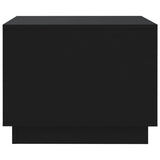 Coffee Table Black Engineered wood Small Coffee Table Square 810290