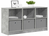 Sideboard with Drawer Concrete Grey 88.5 x 27.5 x 63.5 cm 8000511