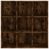Book Cabinet Smoked Oak Engineered wood Medium Book Cabinet 815450