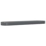 Garden Raised Bed Galvanised Steel 600x140x36 cm Grey 319049