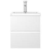 Sink Cabinet With Basin White Engineered wood and ceramic Small 3071621