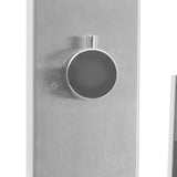 Outdoor Shower with Tray WPC Stainless Steel 3051286