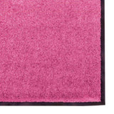Doormat Pink and Black 120 x 250 cm 100% Polyamide 4100741