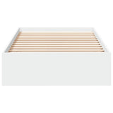Bed Frame with Drawers without Mattress White 75x190 cm Small Single 3280713