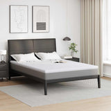 Mattress Topper White 140 x 200 x 6 cm Jaquard Fabric 4106183