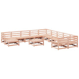 Garden Sofa Set Reddish-brown Solid Douglas Fir wood 3299653