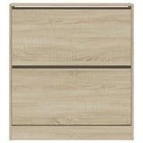 Shoe Cabinet Sonoma Oak 80x21x87.5 cm Engineered Wood 839919