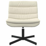 Swivel Chair Cream 63 x 75 x 76 cm PU 42007340