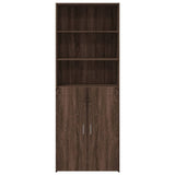 Highboard Brown Oak 70x42.5x185 cm Engineered Wood 3281377