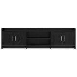 TV Cabinet 168 x 33 x 47 cm Black Oak Engineered Wood 8011180