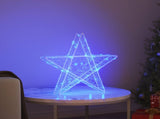 3D Star with 50 LEDs Blue 55 x 53.5 x 10 cm Acrylic 42019100