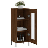 Sideboard Brown Oak 34.5x34x90 cm Engineered Wood 828811