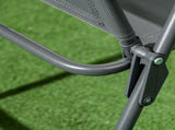 Three-Piece Garden Seat Set, with Glass-Top Table - Dark Grey T3398P328403