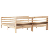Bed Frame with Headboard without Mattress 200x200 cm 3306692
