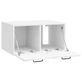 Wall-Mounted TV Cabinet High Gloss White 59.5 x 41 x 30 cm 898679