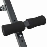 Hyperextension Bench Black 101 x 70 x 71 cm Powder-coated steel 42002573