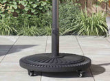 Parasol Base Art Deco Black 45 x 39.5 cm Iron 42002567