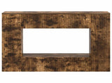 Console Table Smoked Oak 101 x 29 x 74 cm Engineered Wood 899882