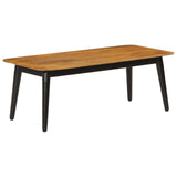 Coffee Table 110x50x40 cm Solid Wood Mango and Iron 356976