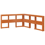 Bookcase Bed with Headboard with Storage Solid Pine Wood 3423795
